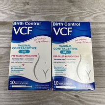Lot of 2 - VCF Vaginal Contraceptive Gel, Pre-Filled Applicators 10ct Ex... - €27,97 EUR