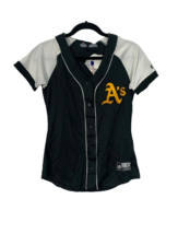 Majestic Women s Oakland Athletics Fashion Jersey T-Shirt, Black/White, Large - £31.64 GBP