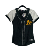 Majestic Women s Oakland Athletics Fashion Jersey T-Shirt, Black/White, ... - $39.59