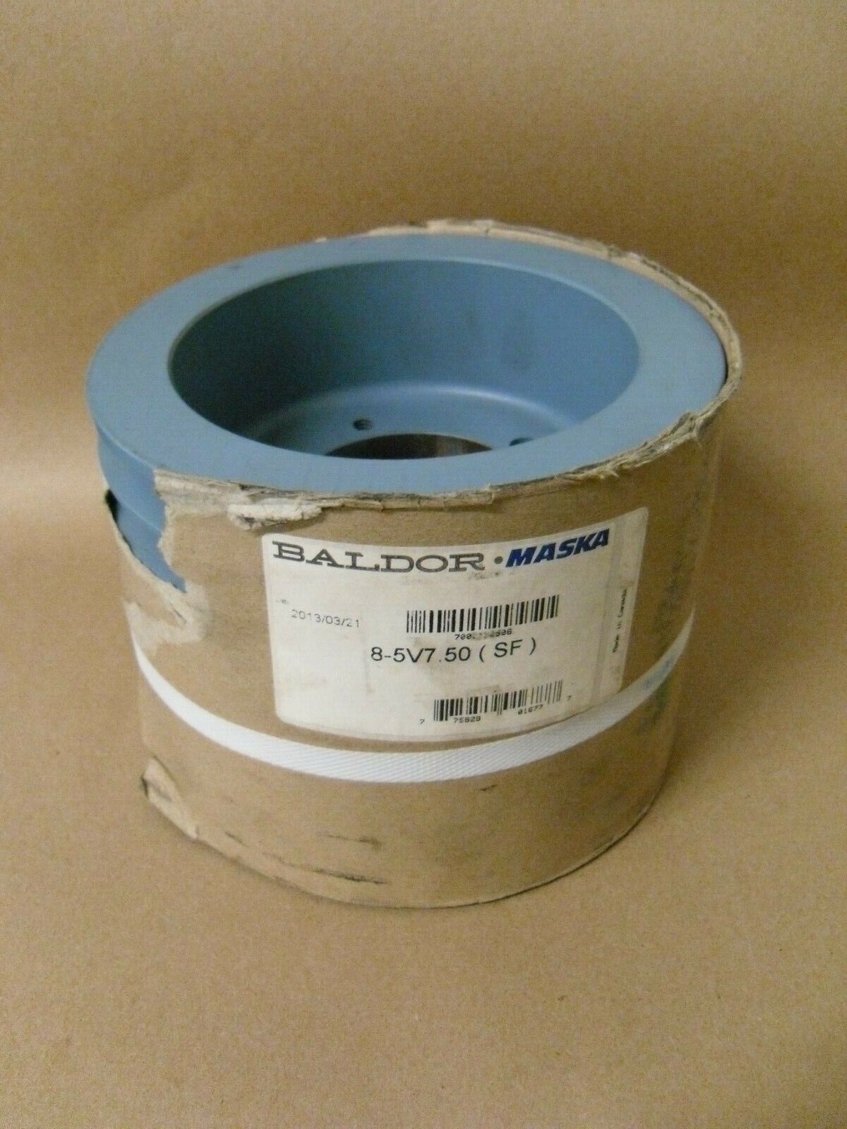 BALDOR MASKA 85V7.50 (SF) PULLEY 8 GROOVES 7.50" OD Pulleys & Sheaves