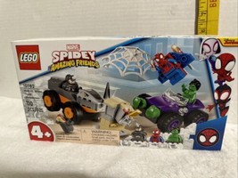 LEGO Spider-Man: Hulk vs. Rhino Truck Showdown (10782) New Sealed 3 Minifigures - £14.00 GBP