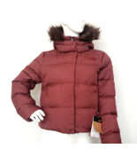 THE NORTH FACE WOMEN DEALIO 550 DOWN CROP HOODIE JACKET Wild Ginger size... - $191.31 CAD