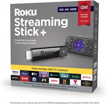 Roku Streaming Stick+ | HD/4K/HDR Streaming Device with Long-range Wirel... - £55.15 GBP