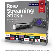 Roku Streaming Stick+ | HD/4K/HDR Streaming Device with Long-range Wireless  - £54.51 GBP