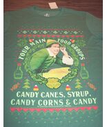 ELF WILL FARREL CHRISTMAS Four Food Groups T-Shirt MENS SMALL NEW Holida... - $19.80