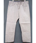 Levi’s 501 Buttonfly Grey Denim Jeans Men&#39;s Size 42x34 - £15.95 GBP