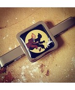Unique ADVENTURES OF TINTIN TIE CLIP bar slide COMIC belgian SNOWY vinta... - $10.12