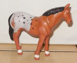1988 Funrise Appaloosa HORSE PVC figure RARE Vintage Hard Plastic equest... - $14.43