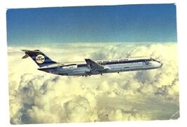 KLM Stretched DC-9-30 Postcard In Flight - $10.89