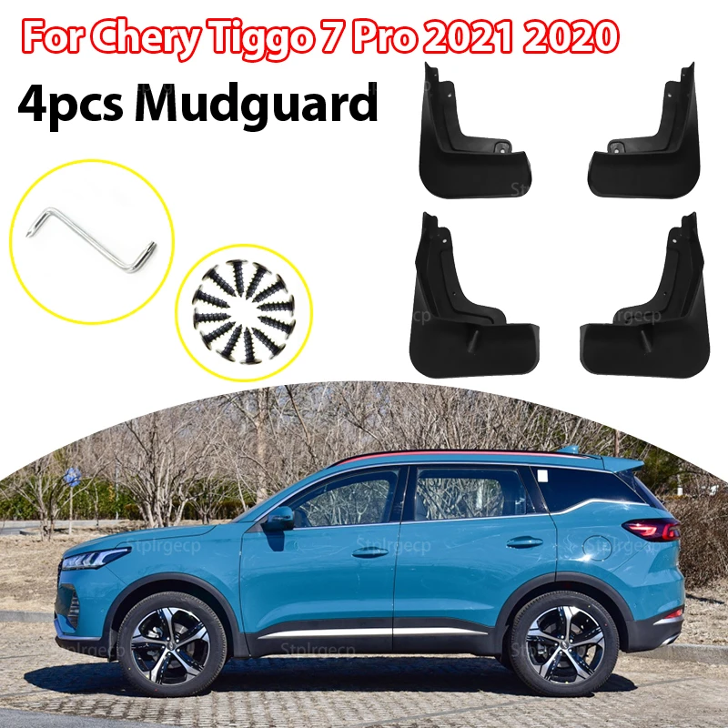 Car Mud Flaps For Chery Tiggo 7 Pro 2021 2020 Mudguards Splash Guards Fender - £22.37 GBP