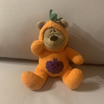 Vintage G.A.C. 2001 Oh So Spooky Plush Bear Orange Pumpkin Halloween - £15.02 GBP