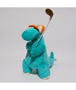 Golfasaurus Dinosaur Plush Golfing Stuffed Animal Vintage 80s - £13.99 GBP