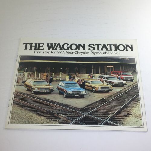 1977 Chrysler-Plymouth Wagon Station Dealership Sale Car Auto Brochure C... - $7.09