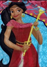 DISNEY Elena Magic of Avalor Fleece 58x43in Throw Blanket Colorful Kids Bed - $21.62