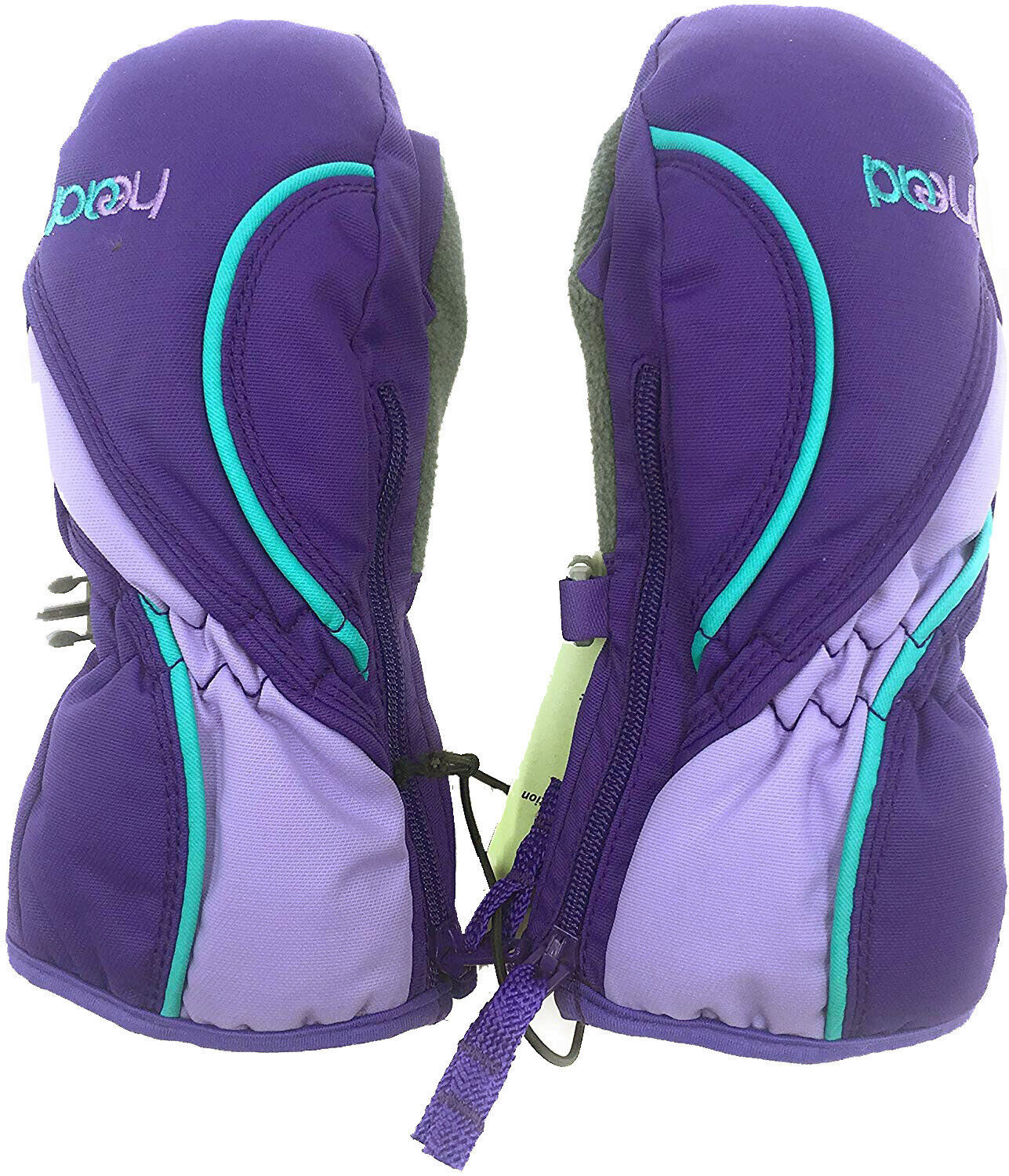 Primary image for HEAD Jr Sweet Purple Vistula Blue Girls Insulated Ski Mittens Winter Gloves NWT
