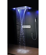 Cascada Luxurious Recessed 23&quot; x 31&quot; LED Shower System 4 Types, remote c... - £1,744.43 GBP