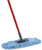 Dual-Action Microfiber Sweeper Dust Mop,Red - £17.44 GBP