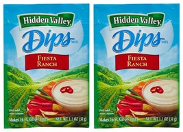 Hidden Valley Dips Mix, Fiesta Ranch 1.1 Oz Packets (Pack of 2) - £13.74 GBP