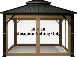 Hugline&#39;S Gazebo Universal Replacement Mosquito Netting Is A 10-By-10-Inch - £67.60 GBP