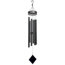 Stylecraft Harmonically Tuned Wind Chime, 1751992 Black 8.9&quot;X8.9&quot;X61.4&quot; ... - $129.95