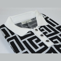 Men's Sports Shirt LCR MIZUMI Soft Cotton Blend Fashion Polo Style 11170-A Black image 5