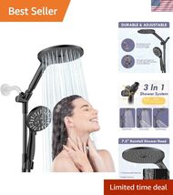 Dual Shower Heads with Handheld Spray, 7.5" Rainfall Shower Head with Ha... - $152.54