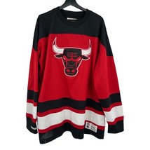 Chicago Bulls Jersey XXL NBA x NHL 2015Mitchell & Ness Pullover mens athletic  - $68.31