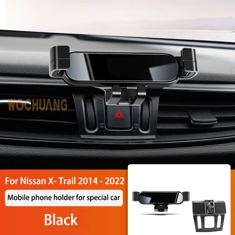 Car Mobile Phone Holder For Nissan X Trail T32 2014-2022 360 Degree Rotating GPS - £15.98 GBP+