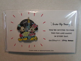 Mickey Minnie Mouse Promo Pin Walt Disneyworld Magic Kingdom Rare New Sealed Htf - £5.06 GBP
