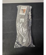 New Muk Luks Cabin Slipper Socks Cable Knit Pom Poms Faux Sherpa Lining ... - $6.88
