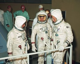 Apollo 1 crew wearing space suits at North American Aviation Downey Photo Print - £7.04 GBP+