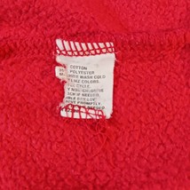 Zelos Men’s Red Cotton Blend Drawstring Hoodie Pullover Sweatshirt Size Large image 5