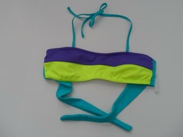 Nordstrom To The 9&#39;s Bandeau Swim Top Multicolor (Big Girls) Size 16 - £10.05 GBP