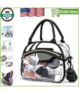 Lightweight Clear Lunch Bag - Transparent Tote with Multi-Use Adjustable... - $50.34 CAD