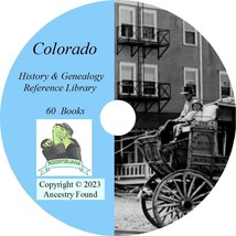 60 old books History &amp; Genealogy of COLORADO early CO - £4.64 GBP