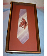 Vintage Framed Picture- Painted Horse Head on Tie-9 3/4 by 19 inches - $35.00
