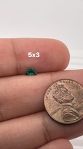 Lab Created Emerald Half Moon shape AAA Quality Available in 5x3MM-6x3.75MM - £13.89 GBP