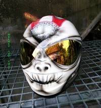 Alien  Custom Airbrushed  Full face Motorcycle Helmet - $325.00