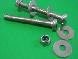 M6x55mm Round Head Hex Drive Furniture Bolt Connector Screw, Washers,Sel... - $2.78+