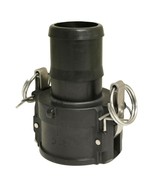 Apache 49030550 Part C Female Cam and Groove Coupler, Polypropylene, Bla... - $570.01 MXN