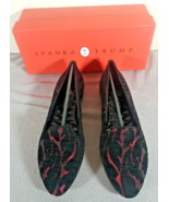 New With Box Ivanka Trump Red Fabric Ballet Flats Size 8 (B1) - £27.06 GBP