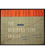 1935 FORD V-8 &#39;&#39;The Business-Like Choice&#39;&#39; VINTAGE ORIGINAL COLOR SALES ... - £30.42 GBP