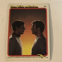 Star Trek 1979 Trading Card #86 Men With A Mission William Shatner Kirk Spock - £1.54 GBP