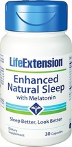 MAKE OFFER! 2 Pack Life Extension Enhanced Sleep with Melatonin 30 caps image 1