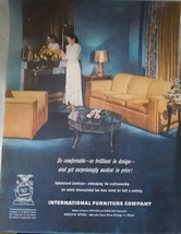 International Furniture Company Advertising Print Ad Art 1947 - $8.20 CAD