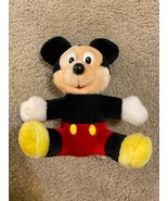 Vintage 8” Mickey Mouse Plush Walt Disney Productions Disneyland Stuffed... - £10.52 GBP