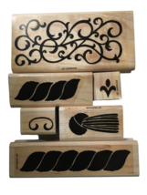 Stampin Up Rubber Stamp Set Definitely Decorative Cords and Tassels Home Decor - £11.85 GBP