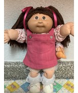 Vintage Cabbage Patch Kid Girl Brown Hair Brown Eyes Head Mold #3 1984 - $265.00