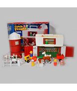 Vintage Fisher Price Little People Play Family Farm 2501 Complete With O... - $148.50