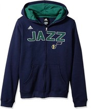 NBA Youth 8-20 Utah Jazz Stated Full Zip Hoodie, S(8), Dark Green - £19.77 GBP